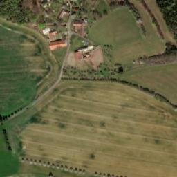 Satellite imagery of [Počaply-Stražiště] church t., CZ
