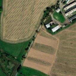 Satellite imagery of [Buřenice] church t., CZ