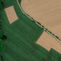 Satellite imagery of [Buřenice] church t., CZ