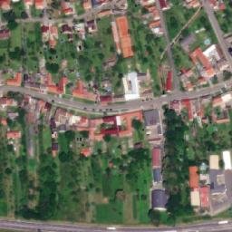 Satellite imagery of [Hranice-Drahotuše] church t., CZ