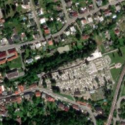 Satellite imagery of [Hranice] town hall t., CZ