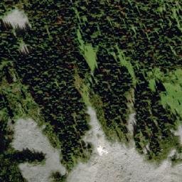 Satellite imagery of Mount Spiers, CA