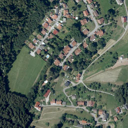 Satellite imagery of cairn, FR