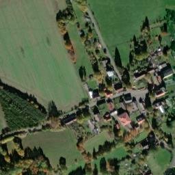 Satellite imagery of [Mutěnín] church t., CZ