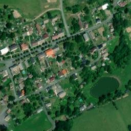 Satellite imagery of [Mutěnín] church t., CZ