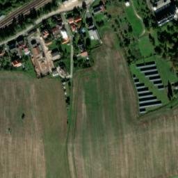 Satellite imagery of [Staňkov-ves] factory chimney, CZ