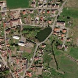 Satellite imagery of [Zalužany] church t., CZ