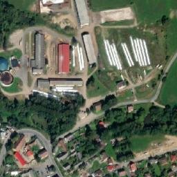 Satellite imagery of [Šlapanov] church t., CZ
