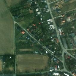 Satellite imagery of [Tršice] church t., CZ