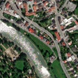 Satellite imagery of [Hranice] town hall t., CZ