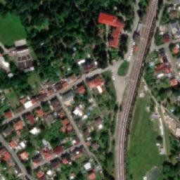 Satellite imagery of [Hranice] town hall t., CZ