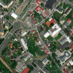 Satellite imagery of [Frenštát pod Radhoštěm] city hall t., CZ