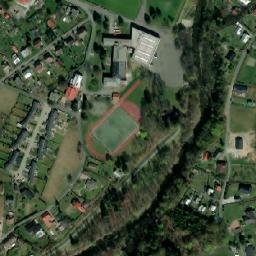 Satellite imagery of [Čeladná] church t., CZ