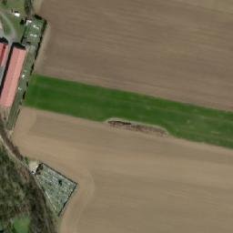 Satellite imagery of [Nová Ves u Mladé Vožice] church t., CZ