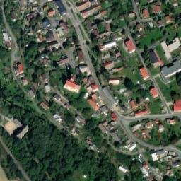 Satellite imagery of [Šlapanov] church t., CZ