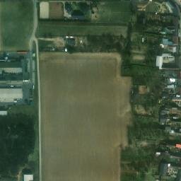 Satellite imagery of [Tršice] church t., CZ