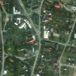 Satellite imagery of [Tršice] church t., CZ