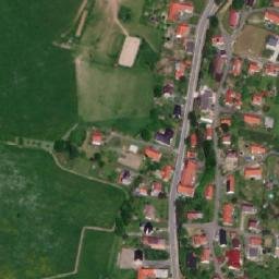Satellite imagery of [Mořkov] church t., CZ