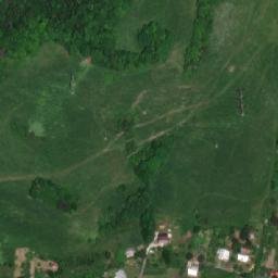 Satellite imagery of [Veřovice] church t., CZ