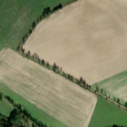 Satellite imagery of [Hlohová] church t., CZ