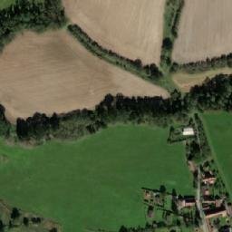 Satellite imagery of [Horšice] church t., CZ