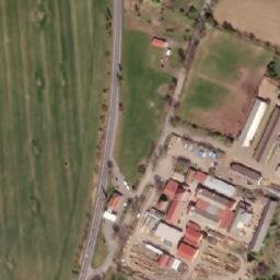 Satellite imagery of [Zalužany] church t., CZ