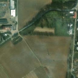 Satellite imagery of [Tršice] church t., CZ