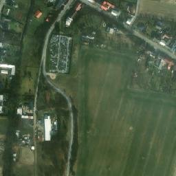 Satellite imagery of [Tršice] church t., CZ