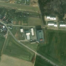 Satellite imagery of [Tršice] church t., CZ