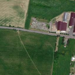 Satellite imagery of [Mořkov] church t., CZ