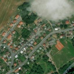 Satellite imagery of [Horšovský Týn] church & outlook t., CZ