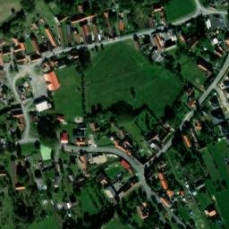 Satellite imagery of [Hlohová] church t., CZ