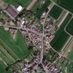 Satellite imagery of [Stařechovice] church t., CZ