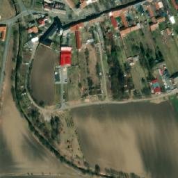 Satellite imagery of [Bystročice] church t., CZ