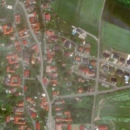 Satellite imagery of [Černotín] church t., CZ