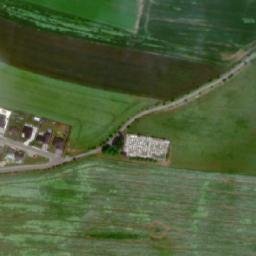 Satellite imagery of [Černotín] church t., CZ