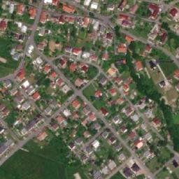 Satellite imagery of [Mořkov] church t., CZ