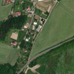 Satellite imagery of [Veřovice] church t., CZ