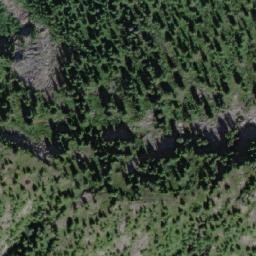 Satellite imagery of Bivouac Mountain, CA