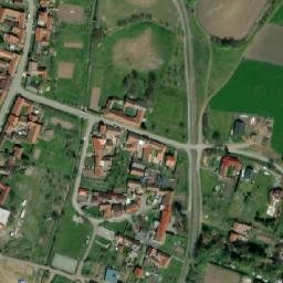 Satellite imagery of [Vážany u Boskovic] church t., CZ
