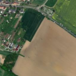 Satellite imagery of [Stařechovice] church t., CZ