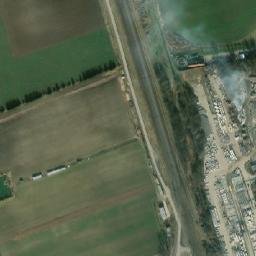 Satellite imagery of [Grygov] factory chimney, CZ