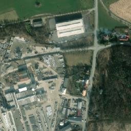Satellite imagery of [Grygov] factory chimney, CZ