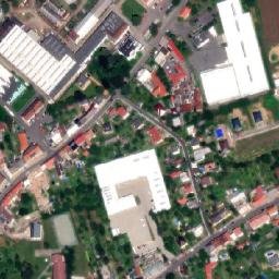 Satellite imagery of Strojtos [Lipník nad Bečvou] factory chimney, CZ