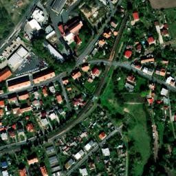 Satellite imagery of [Horšovský Týn] church & outlook t., CZ