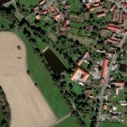 Satellite imagery of [Hvožďany] church t., CZ