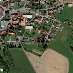 Satellite imagery of [Hvožďany] church t., CZ