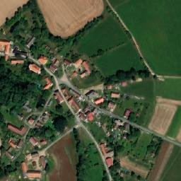 Satellite imagery of [Nemyšl-Hoštice] church t., CZ