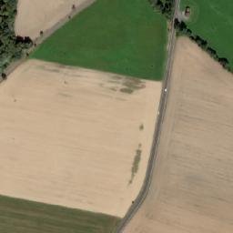 Satellite imagery of [Hvožďany] church t., CZ