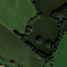Satellite imagery of [Hvožďany] church t., CZ